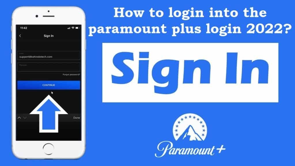 How to login into the paramount plus login 2022? 